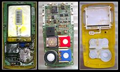 Water Damage found during a manual Challenge Test of Gas Detector