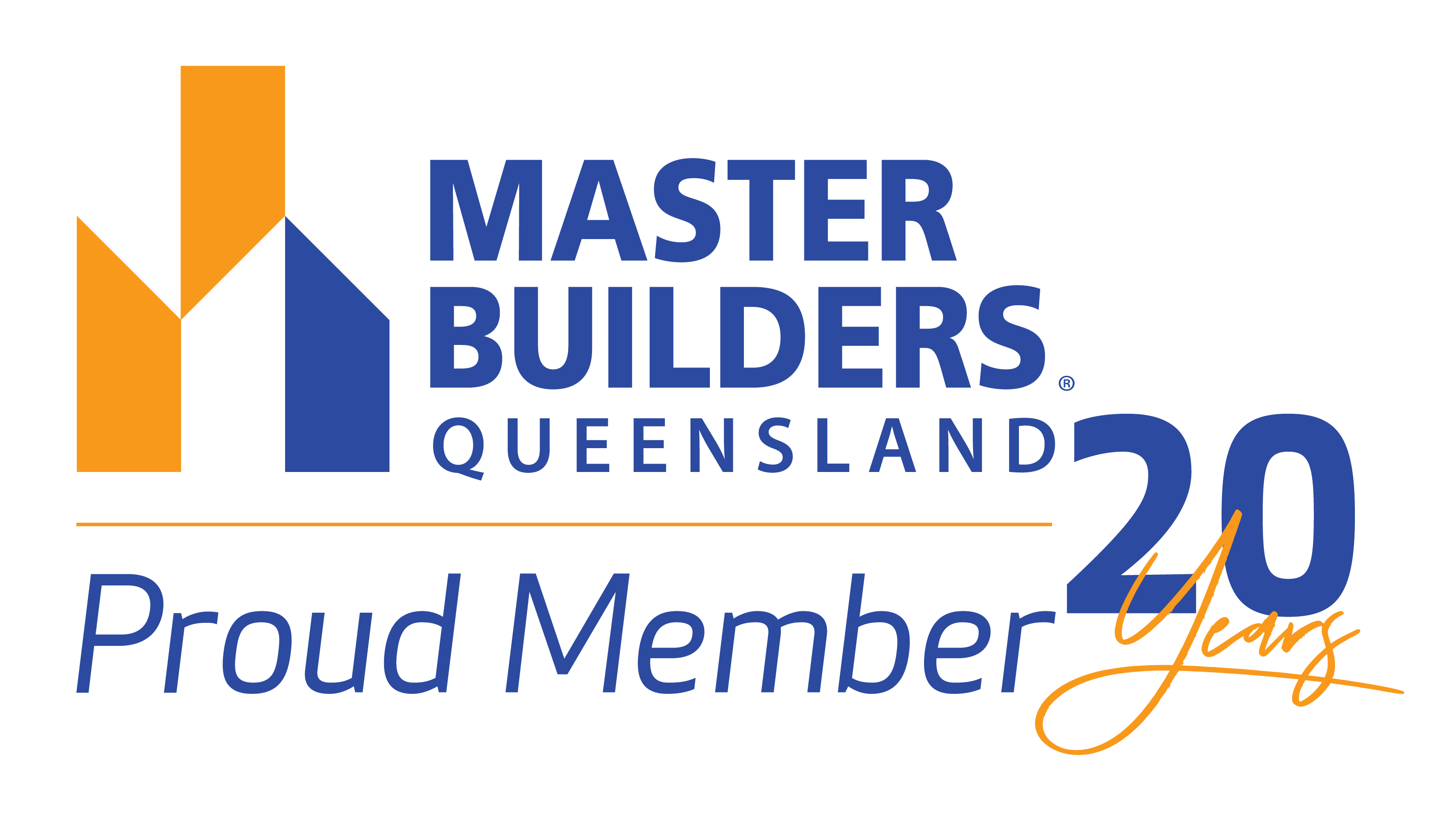 20 years of Master Builders membership