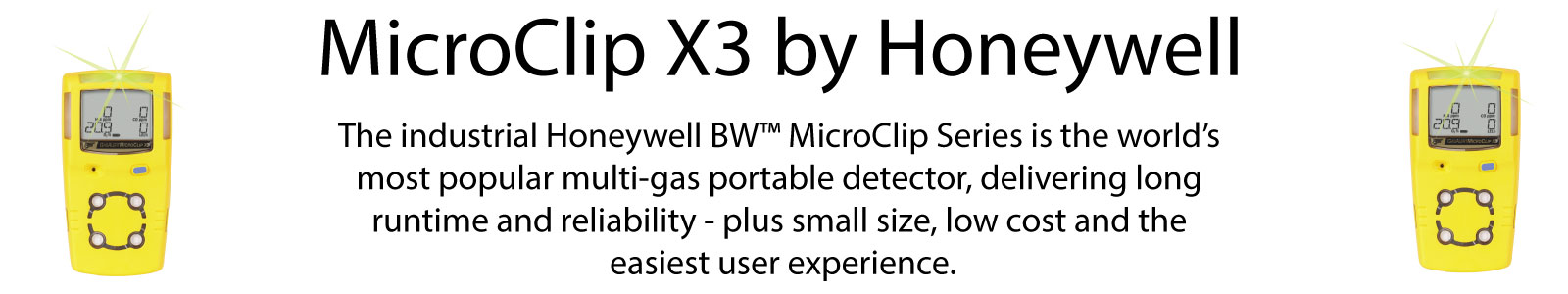 Honeywell BW MicroClip X3 Multi Gas Detector