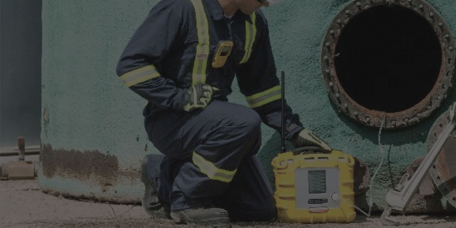 Confined space entry equipment.