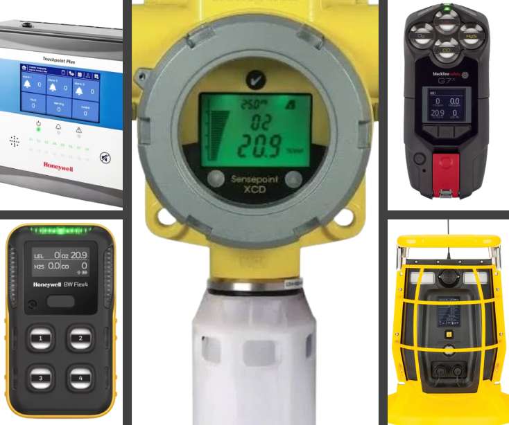 Source a wide-format image evoking the article subject: Portable vs Fixed Gas Detectors: Which Does Your Business Need?