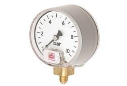 Budenberg 15L Small Dial Low Pressure Industrial Service Gauge