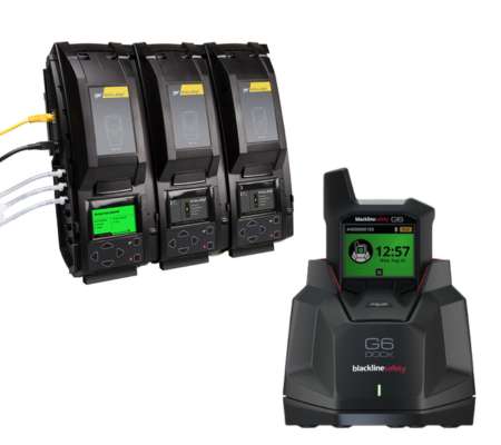 Portable Gas Detector Calibration Docks