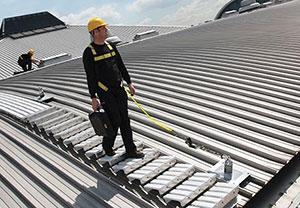 Latchways MSA Walksafe roof safey walkway Latchways