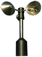 Anemometer for wind speed