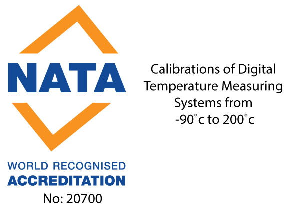 NATA Accreditation - Digital Temperature Measuring Systems 