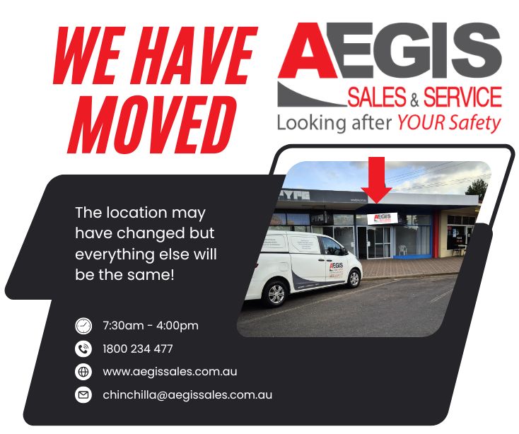 ANNOUNCEMENT as of July 1st Aegis Sales & Service branch has moved to 84a Hypatia St Chinchilla